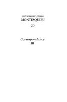 Oeuvres complètes - Correspondance, III (20)