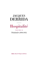 Hospitalité - Volume II. Séminaire (1996-1997)