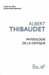Physiologie de la critique d'Albert Thibaudet