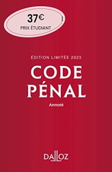 Code pénal Édition limitée 2023 120ed - Annoté d'Yves Mayaud