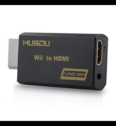 Musou Adaptateur Wii HDMI Wii2HDMI Signal Vidéo Convertisseur Full HD  1080p les Prix d'Occasion ou Neuf