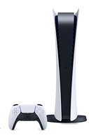 Sony, PlayStation 5 Digital Edition, PS5 avec 1 Manette Sans Fil DualSense, Couleur  - Blanche