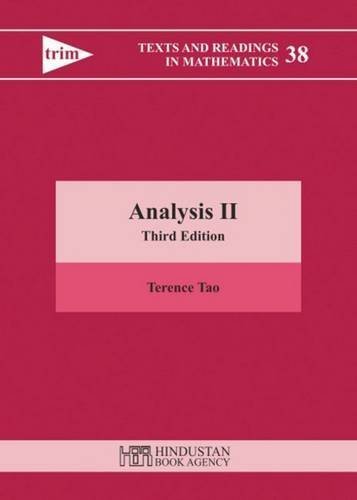 Analysis II - Third Edition (Texts and Readings in Mathematics) by