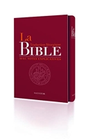 La Bible traduction liturgique avec notes explicatives - couverture en cuir