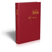 Bible NEG gros caractères - Couverture rigide bordeaux