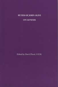 Peter of John Olivi on Genesis (Latin Edition) [Taschenbuch] by Peter of John... 