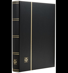 Leuchtturm 321487 Classeur DINA A4, 64 pages noires, couverture non ouatinée