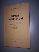 Opus postumum.