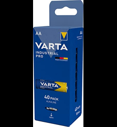 VARTA Piles AAA, lot de 40, Industrial Pro, Batterie Alcaline, 1,5V, pack  de stockage en emballage écologique, Made in Germany [Exclusif sur ]