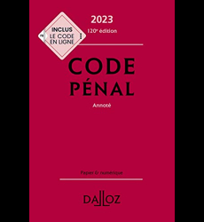 Code pénal 2023 120ed