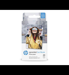 HP ZINK Papier photo 2x3 20 feuilles