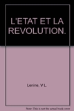L'Etat Et La Revolution. - Bureau D'Editions