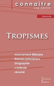 Fiche de lecture Tropismes de Nathalie Sarraute (Analyse littéraire de référence et résumé complet) de Nathalie Sarraute