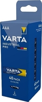 VARTA Piles AAA, lot de 40, Industrial Pro, Batterie Alcaline, 1,5V, pack de stockage en emballage écologique, Made in Germany