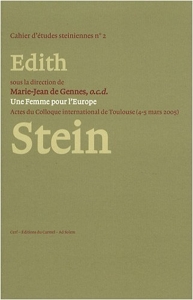 Edith Stein - Une femme pour l'Europe de Marie-jean de Gennes