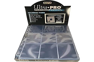 Ultra Pro : Silver Series - Feuilles de Classeur, Accessoire Cartes à  Collectionner, 100 Pages, 9 Pochettes