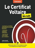 Le Certificat Voltaire pour les Nuls Concours