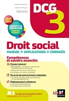 Dcg 3 - Droit social - Manuel et applications - Millésime 2021-2022