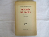 Maurice Merleau-Ponty. Résumés de cours - Collège de France, 1952-1960 - Gallimard