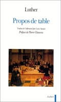 Propos de table - Preface - Traduit De L'Allemand