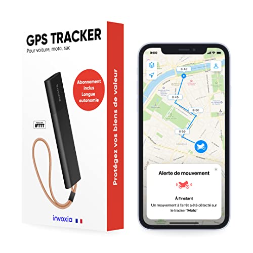 Tracker GPS sans Carte SIM Invoxia - Alerte Antivol en Temps Réel