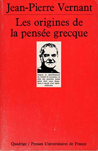 couverture de : Les origines de la pens&eacute;e grecque