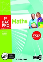 Mathématiques - Groupement A et B - 1re Bac Pro (Ed. num. 2021) - Pochette élève