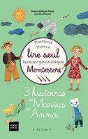 Coffret premiers livres à lire seul - 3 histoires de Marius et Anna niveau 3 Pédagogie Montessori