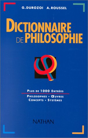 couverture de : Le dictionnaire de la philosophie