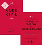 Code civil 2022 annoté - 121e ed. + Fascicules réforme des sûretés