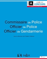 Commissaire de police, officier de police, officier de gendarmerie