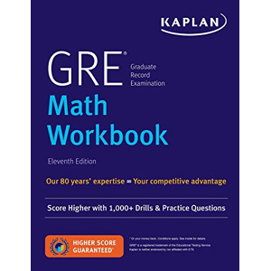 GRE Math Workbook - Score Higher with 1,000+ Drills & Practice ...
