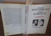Montherlant-Peyrefitte-Correspondance