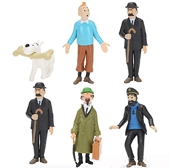 EASTVAPS Aventures de Tintin PVC Figurines 6 Jouets Modèle 7cm