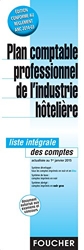 Plan comptable professionnel de l'industrie hôtelière de Foucher