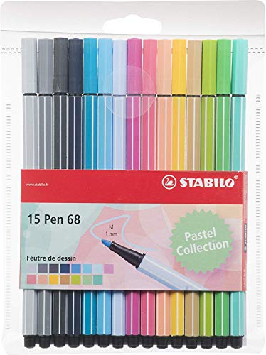 Stylo feutre pointe fine - STABILO Point 88 - Pochette x 15 stylos  feutres les Prix d'Occasion ou Neuf