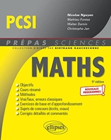 Mathématiques PCSI - Programme 2021
