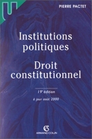 Institutions politiques. Droit constitutionnel
