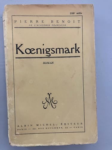 couverture de : Koenigsmark