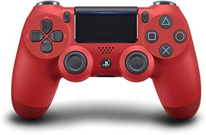 Sony Manette PlayStation 4 officielle, DUALSHOCK 4, Sans fil, Batterie rechargeable, Bluetooth, Rouge 