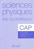 Sciences physiques CAP - Livre du professeur