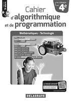 Cahier d'algorithmique et de programmation 4e (2018) Livre du professeur