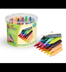 Crayons de cire pour tout-petits, 36 couleurs Crayon pour bébé à