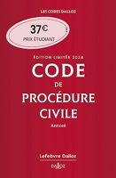 Code de procédure civile 2024 annoté. Édition limitée - 115ème Édition