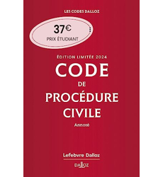 Code de procédure civile 2024 annoté. Édition limitée