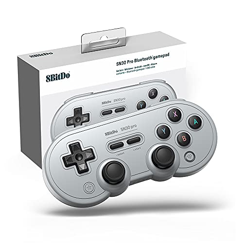 8Bitdo SN30 Manette Super Nintendo Classic Mini sans fil : : Jeux  vidéo