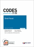 Code essentiel Droit fiscal 2022 - Textes à jour au 1er août 2022 - À jour au 1er août 2022