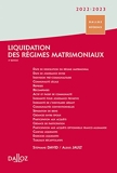Liquidation des régimes matrimoniaux 2022/2023. 5e éd.