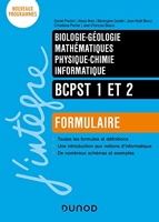 Formulaire BCPST 1 et 2 - Biologie - Géologie - Maths - Physique-Chimie - Informatique