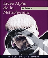 Livre Alpha de La Métaphysique - Mille et une nuits - 05/06/2002